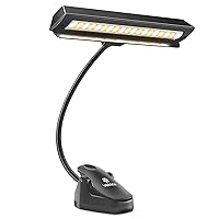 Vekkia Rechargeable Music Stand Light - Musicians Piano Light Clip On, 9 Levels Dimmable, Portable, USB-C, Perfect for Piano, Orchestra, Podium, Easel