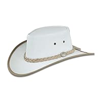 Squashy Mountain Goat Leather Hat - Item 2055