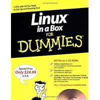 Linux in a Box For Dummies, (Set includes 3 CD-ROM disks) Linux in a Box For Dummies, (Set includes 3 CD-ROM disks) Paperback