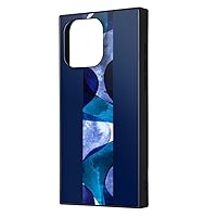 Inglem iPhone 15 Pro Max Case Shockproof Hybrid Case KAKU Stripe/Blue