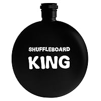 Shuffleboard King - Drinking Alcohol 5oz Round Flask