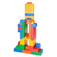 UNiPLAY Mix Soft Building Blocks - 120-Piece Set for Infant Early Learning, Cognitive Development, and Toddler Creative Play - Ages 3 Months+