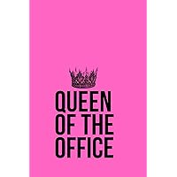 Queen of the office: composition notebook 100 pages square 6x9 inches (Italian Edition)