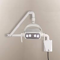 Dimmable 18W LED Wall-Mounted Inspection Lamp – Adjustable Lighted for Professional Use and Hobbies – Surgical Medical Exam & Operating Room Light Cold Light Shadowless Lamps – Luxury Arm White