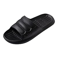 Mens Plaid Slippers All Season New Indoor And Outdoor Flat Comfortable Soft Bottom Light Men House Slippers