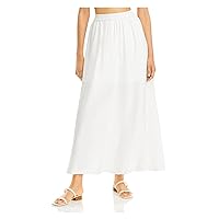 Significant Other Womens Ivory Maxi A-Line Skirt 10