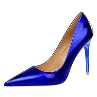 Women's Fashion Floral Pumps Stiletto Heels Pointed Toe Casual Print Shoes for Evening Party