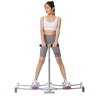 Leg Exercise Equipment, Leg Trainer Ski Workout Machine for Women, 2 in 1 Ski Exercise Machine Training Leg Machine, Leg Slimming Exercise Fitness Equipment for Repairing Muscles After Childbirth