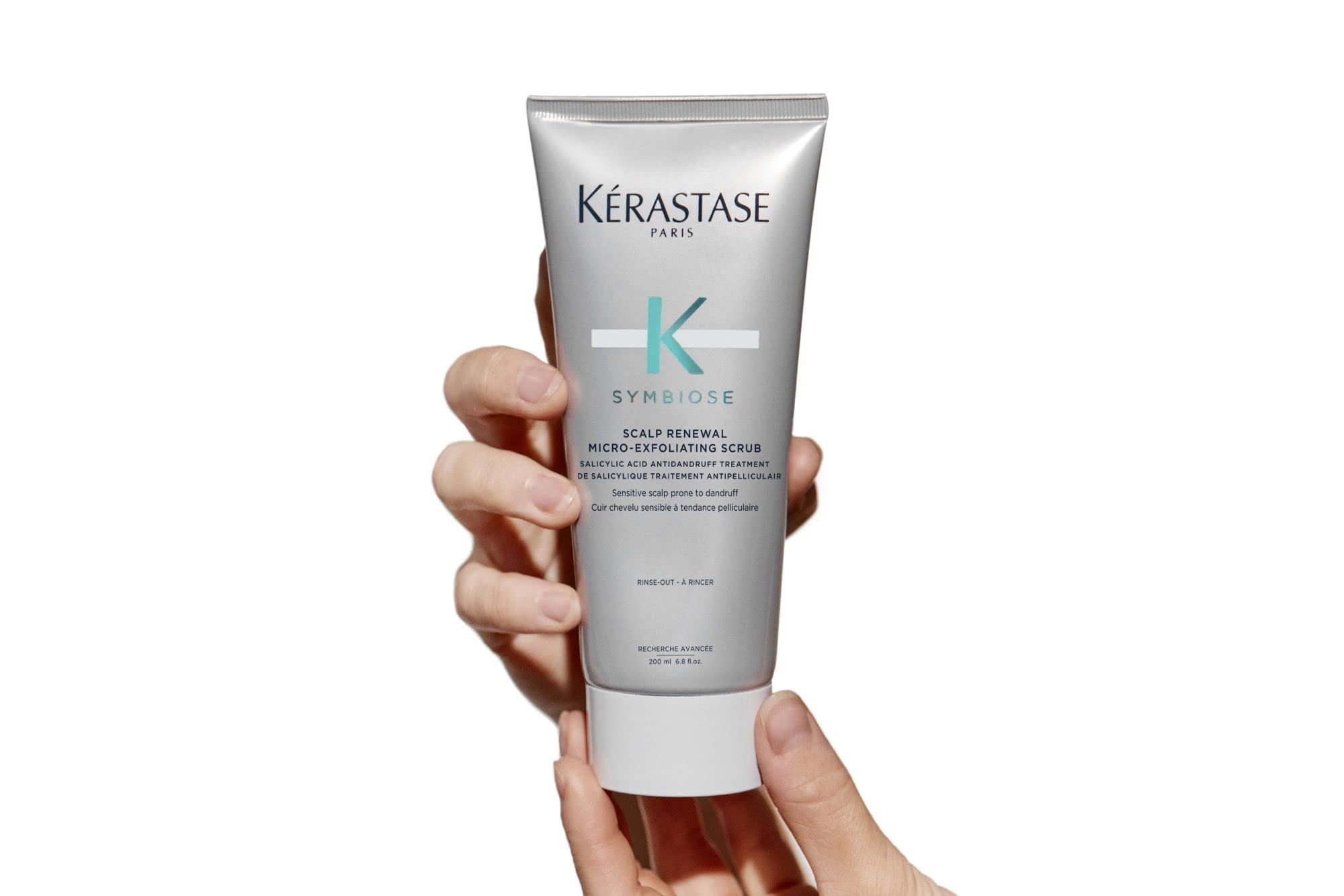 Kerastase Symbiose Scalp Renewal Micro-Exfoliating Scrub | For Scalps Prone to Dandruff | Purifies and Soothes | Helps Eliminate Signs of Dandruff | Formulated With Salicylic Acid | 6.8 Fl Oz