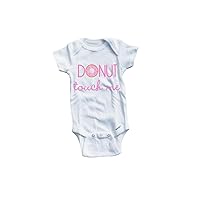 Baby Tee Time Girls' Donut Touch me Funny One Piece