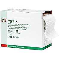 Lohmann & Rauscher tg Fix Net Tubular Bandage, Elastic Net Wound Dressing, Bandage Retainer for Large Trunks, Hips & Armpits, Size E (140cm Wide x 25m Long When Stretched)