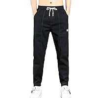 Men's Jeans Straight Leg Loose Wide Leg Casual Retro Street Tapered Embroidered Trousers