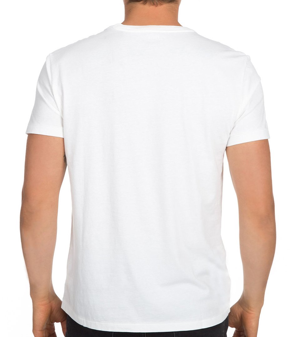 Polo Ralph Lauren Mens Crew Neck T-shirt (Medium, White)