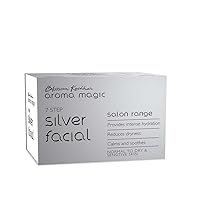 Silver Facial Kit | Multi Use | 7 in 1 Natural Face Set for Women | Cleansing & Moisturizing Skincare Kit | for Dry & Sensitive Skin