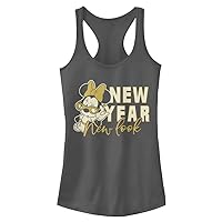 Disney Women's Mickey and Friends Minnie Mouse Year New Look Juniors Racerback Tank
