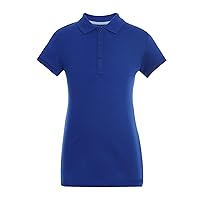 Tommy Hilfiger Short Sleeve Interlock Fit Polo Shirt School Uni M Clothes Girls