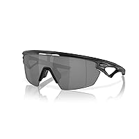Oakley Unisex Sunglasses Matte Black Frame, Prizm Black Polarized Lenses, 36MM