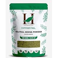 H&C 100% Natural and Pure Henna Powder 100gms(0.22lb) for Hair Buy 4 and Get 1 Free