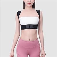 Shoulder And Neck Beauty Back Artifact With Chest Anti-camel Belt Orthotic Female Invisible Spine Correction (Color : D, Size : Large)