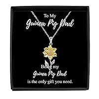 Being My Guinea Pig Dad Necklace Funny Present Idea Is The Only Gift You Need Sarcastic Joke Pendant Gag Sterling Silver Chain With Box