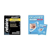 OCuSOFT Retaine MGD Ophthalmic Emulsion - Complete Dry Eye Relief - Soothes Red & Irritated Eyes & Lid Scrub Plus - Pre-Moistened Leave-On Eyelid Wipes for Moderate to Severe Conditions