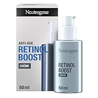 Neutrogena Retinol Boost Anti-Ageing Cream (50 ml Pump Bottle) - Face Care Against Visible Signs of Age - Retinol Enriched Face Cream