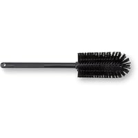 SPARTA Large Water Bottle Brush Ideal for Wide-Mouth Jars, Bottles and Tumblers, Dishwashing Tool with Handle for Home and Commercial Kitchens, Plastic, 16 Inches, Black, (Pack of 4)