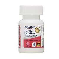 100 CT bottle gentle laxative tablets, Bisacodyl USP 5mg by equate Compare to Dulcolax