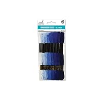 Needlecrafters Cotton Embroidery Floss, 8m, Blues