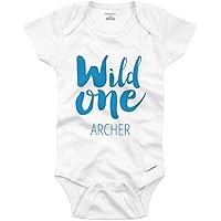 Wild One Birthday Boy Archer: Baby Onesie®