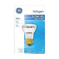 Lighting No 47578 60W, 120V, Glass Halogen Reflector Flood Light Bulb - Quantity 2
