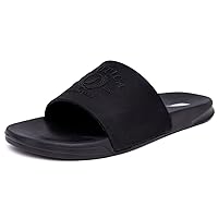 Nautica Men's Open Toe Slide Sandals - Comfortable Indoor & Outdoor Shower Slippers