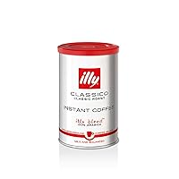illy Instant Coffee- 100% Arabica Coffee – Classico Medium Roast - Notes Of Caramel, Orange Blossom & Jasmine - Easy Preparation - Convenient Coffee Instant Format - Roasted In Italy – 3.3 Ounce