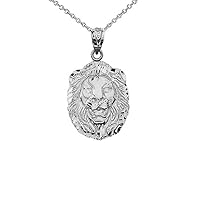 BOLD LION STATEMENT PENDANT NECKLACE (0.97