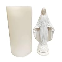 Food-grade Silicone Sugarcraft Mould 3D Virgin-Mary Shape Cake Decoration Easy to Use Baking Gift Food-grade Silicone