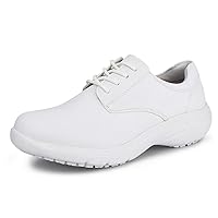 Hawkwell Women's Slip Resistant Lightweight Nursing Shoes Comfortable Lace Up Work Shoes