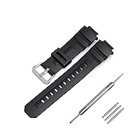 Rubber Watchband For Casio G-Shock Strap AW-590/591/5230/582B AWG-M100/101 G-7700 Watch Strap Replacement