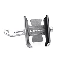 Bike Phone Holder for CFMOTO 800MT 800 MT Motorcycle Handlebar Mobile Phone Holder GPS Stand Bracket Powersports Electrical Device Mounts (Color : Rearview Mirror Without USB(2))