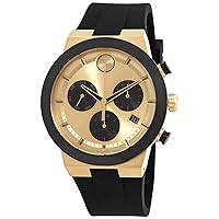 Movado Bold Fusion Chronograph Quartz Gold Dial Men's Watch 3600895
