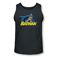 Batman - Mens 8 Bit Cape Tank-Top
