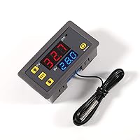 W3230 DC 12V 20A LED Digital Temperature Controller Thermostat Thermometer Temperature Control Switch Sensor Meter（DV12V））