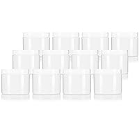 4 oz White Double Wall Plastic Jar with Airtight Lined Lid (Pack of 12)
