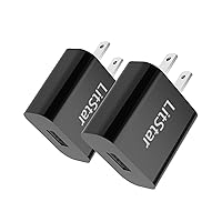 18W USB Wall Charger 5V 3A 2A [2-Pack] Universal Travel Charger USB Plug Block Cell Phone Charger Compatible with iPhone iPad Google Nexus Samsung LG HTC Moto and More