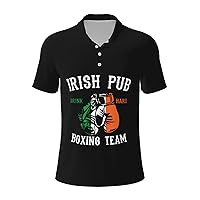Irish Pub Boxing Men's Polo Shirts Casual Tshirt for Men