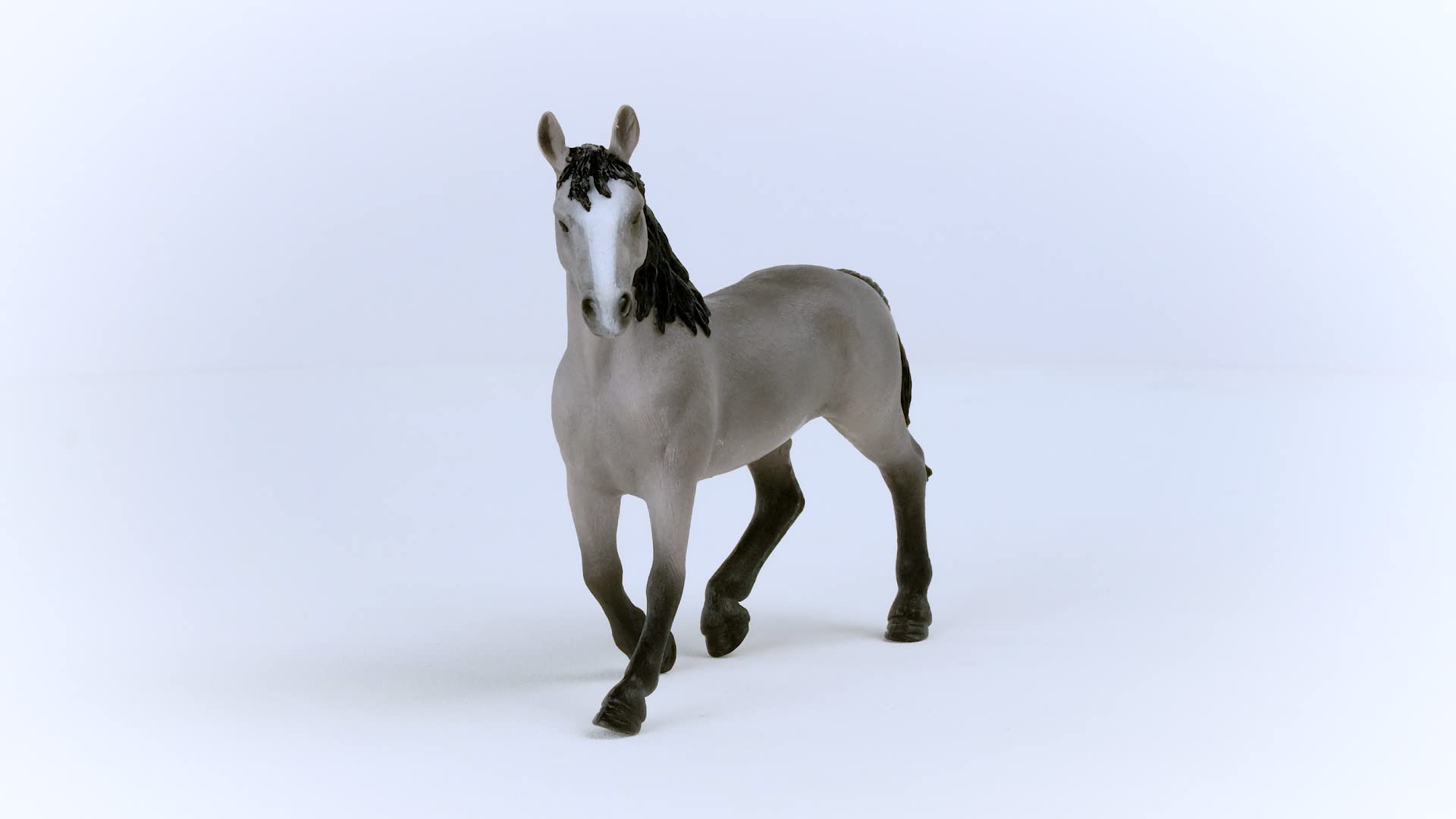Schleich Horses 2023, Horse Club, Horse Toys for Girls and Boys Cheval de Selle Francais Stallion Horse Toy Figurine, Ages 5+