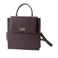 Cleria CL-25656 Allegro Series Women's Shoulder Bag, Crossbody Square 2-Way Handbag