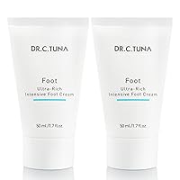 FARMASi 2-Pack Dr C Tuna Anti-Crack Foot Cream - Intensive Care Moisturizing Healing Dry Skin Relief Soothing Formula Deep Hydration Cracked Heels Repair Daily Use Nourishing