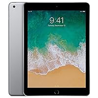 Apple iPad 9.7inch with WiFi 32GB- Space Gray (2017 Model) (Renewed)