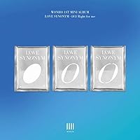 Monsta X Wonho 'Love Synonym #1. Right for Me' 1st Min Album 3 Version Set CD+56p Photo Book+32p Lyrics Book+1p Sticker+1p Photo Card+Tracking Sealed