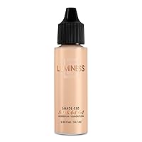 Luminess Air Silk 4-In-1 Airbrush Foundation- Foundation, Shade 030 (.5 Fl Oz) - Sheer to Medium Coverage - Anti-Aging Formula Hydrates and Moisturizes - Professional Makeup Kit for Cordless Air Brush